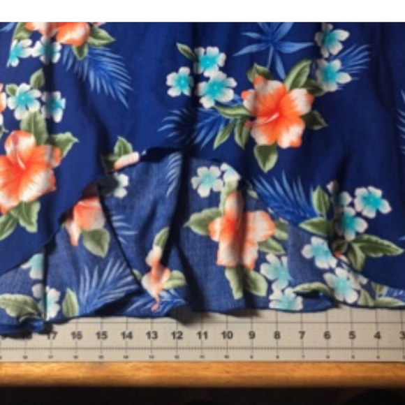 Hibiscus Blue Butterfly Dress - Picture 6 of 8